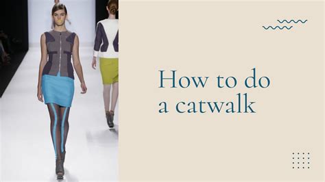 how to catwalk